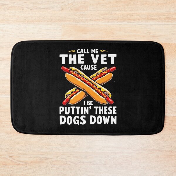Item preview, Call Me The Vet Funny Hot Dog Shirt BBQ Food Humor Design designed and sold by LunaMagicStudio.
