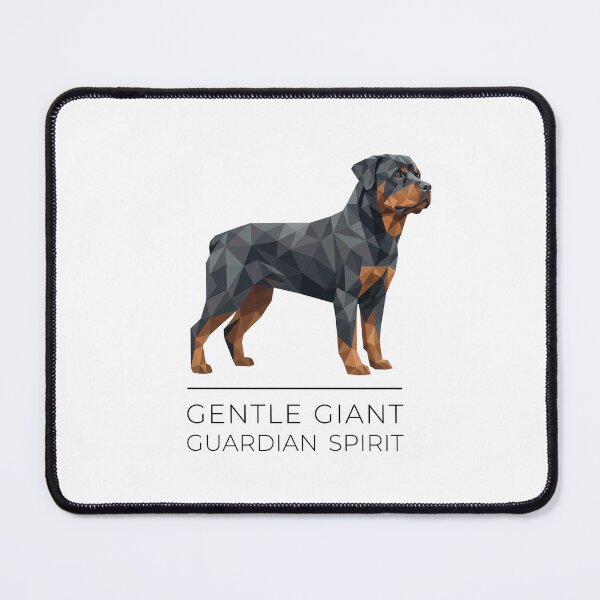 Item preview, Rottweiler Low Poly - Gentle giant, guardian spirit designed and sold by Pfotenfaden.