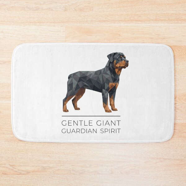 Item preview, Rottweiler Low Poly - Gentle giant, guardian spirit designed and sold by Pfotenfaden.