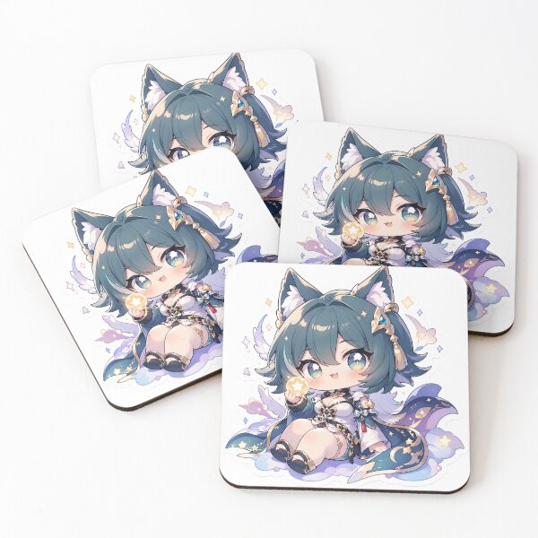 Item preview, Yukong Inspired Goob Chibi Sticker – Cute Kawaii Celestial Anime Pastel Aesthetic designed and sold by Bhaskar Digital Art.