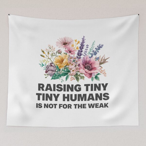 Item preview, Funny Mom Shirt Raising Tiny Humans Mothers Day Gift Tee designed and sold by BornFabulous.