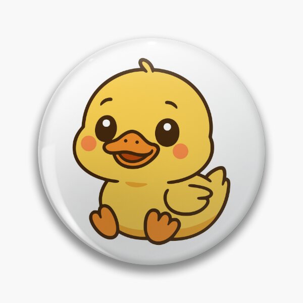 Item preview, Cute Blushing Baby Duckling designed and sold by TheAYA.