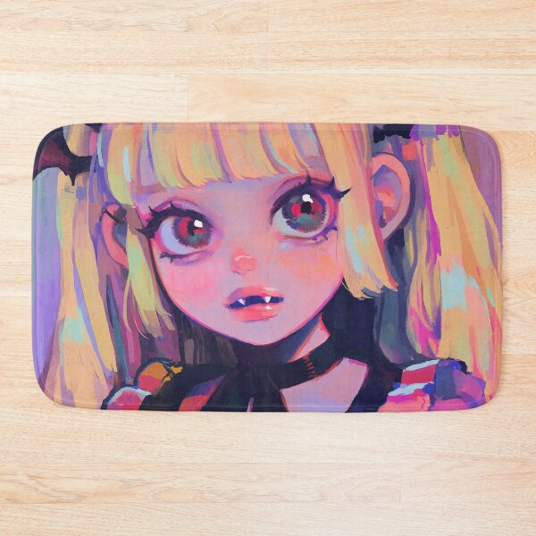 Item preview, Pastel Goth Vampire Demon Anime Girl designed and sold by bubblegoth.