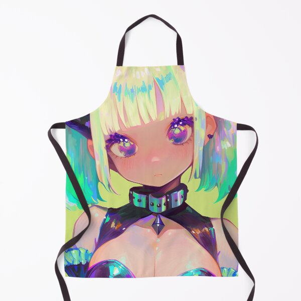 Aperçu de l'œuvre Fille démon holographique à cornes créée et vendue par bubblegoth.