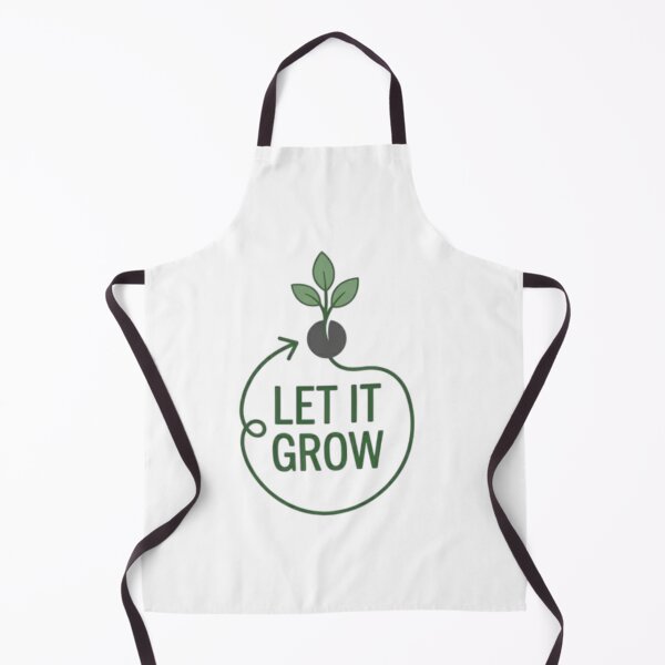 Item preview, Let It Grow – Minimalist Plant Growth Illustration designed and sold by Ajwaj.