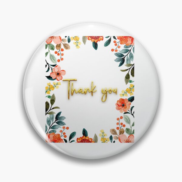 Item preview, Autumnal Floral Thank You? designed and sold by FunSticky14.