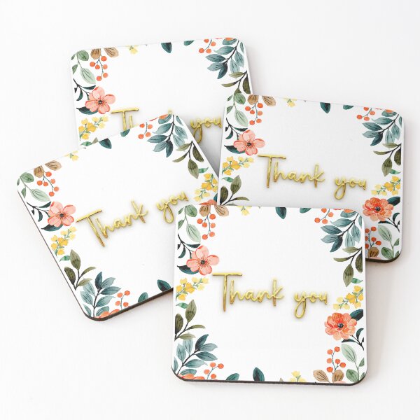 Item preview, Autumnal Floral Thank You? designed and sold by FunSticky14.