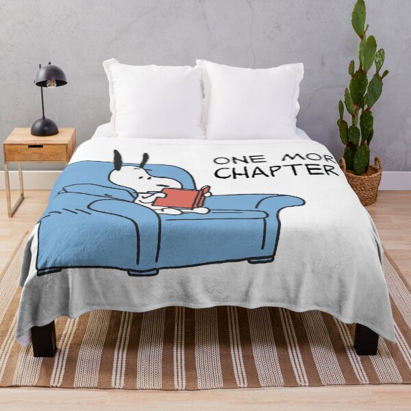 Item preview, one more chapter... snoopy reading designed and sold by liveawhimsylife.