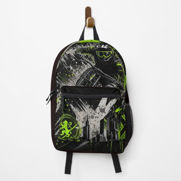 Item preview, Urban MTB Rider – Neon Grunge Style designed and sold by Fextreme.