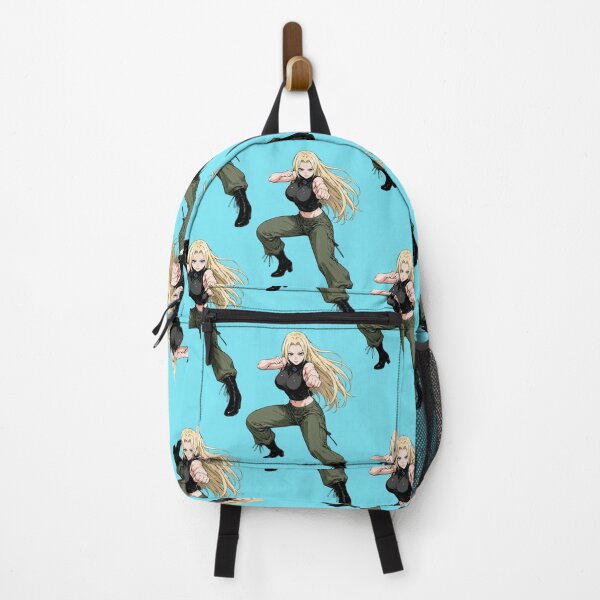 Item preview, Yuki Tsukumo Inspired Anime Fighter Girl Inspired Design | Strong Female Anime Character Action Art designed and sold by Bhaskar Digital Art.