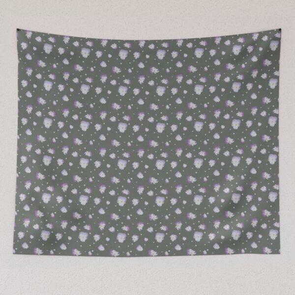 Item preview, Pansy Party - Gray designed and sold by MelnDesign.