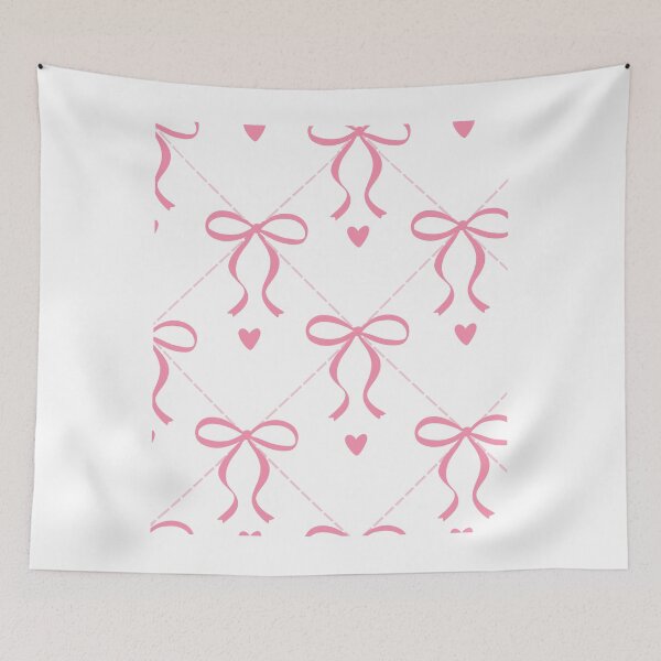 Item preview, Cute Pink Bow Pattern Coquette Aesthetic Design designed and sold by CreativePallavi.