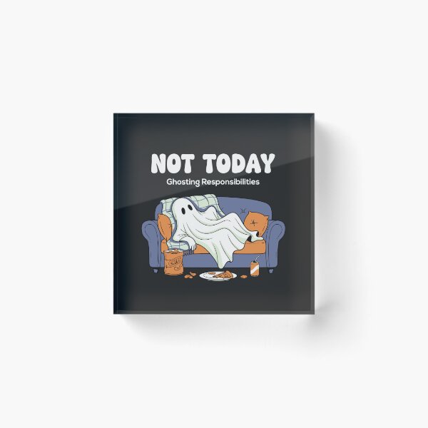 Item preview, Funny Ghost Not Today Shirt Cute Lazy Halloween Meme Tee designed and sold by Fashotic Duke.