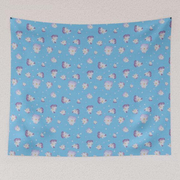 Item preview, Pansy Party - Light Blue designed and sold by MelnDesign.