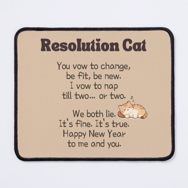 Item preview, My Resolution Is Sleep designed and sold by Wobble Studio.