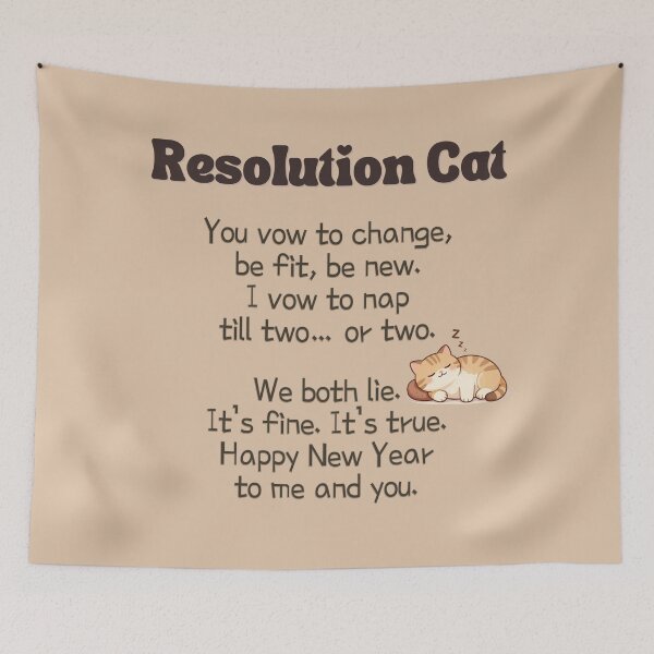Item preview, My Resolution Is Sleep designed and sold by Wobble Studio.
