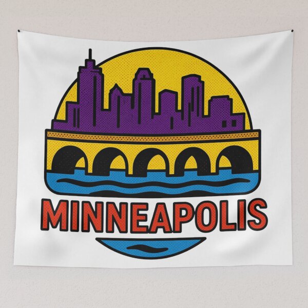 Item preview, Minneapolis Retro Pop Art  designed and sold by RDproject.