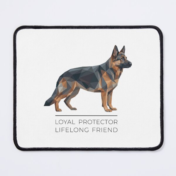 Item preview, German Shepherd Low-Poly - Loyal, brave, true designed and sold by Pfotenfaden.