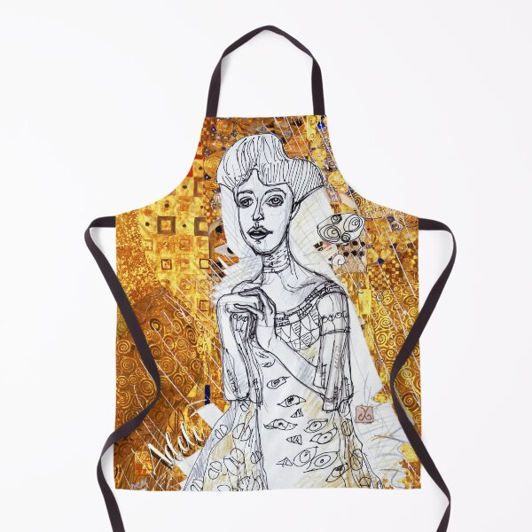 Item preview, Portrait Of Adele Bloch Bauer Inspired by Gustav Klimt (Drawing by ACCI) designed and sold by VanyssaGraphics.