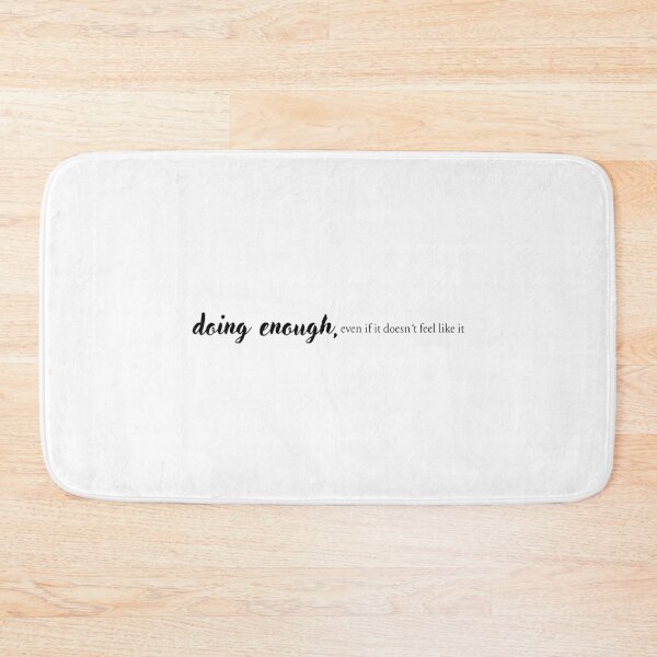 Item preview, doing enough even if it doesn't feel like it mental health affirmation gift self worth tshirt mug designed and sold by THE JAVE STUDIOS.