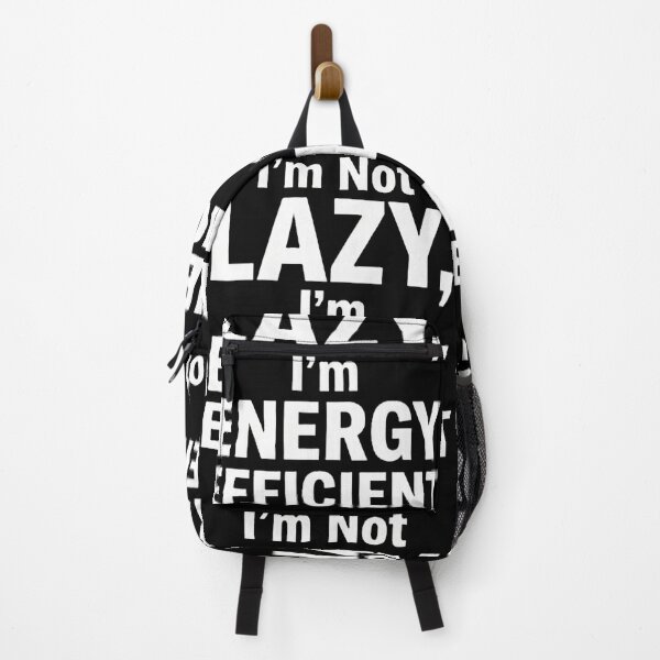 Item preview, I’m Not Lazy I’m Energy Efficient Funny Sarcasm T-Shirt designed and sold by Prism-Bubble.