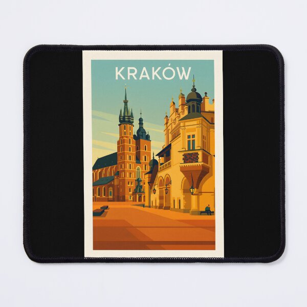Item preview, Kraków Poland: St. Mary's Basilica Retro designed and sold by Beyond Destinations.