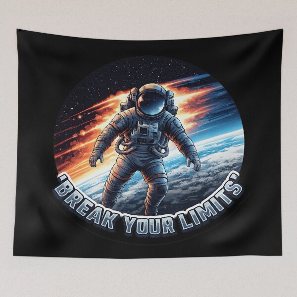 Item preview, Break Your Limits – Astronaut Motivation Design | Space Adventure & Growth Mindset designed and sold by Altair_.