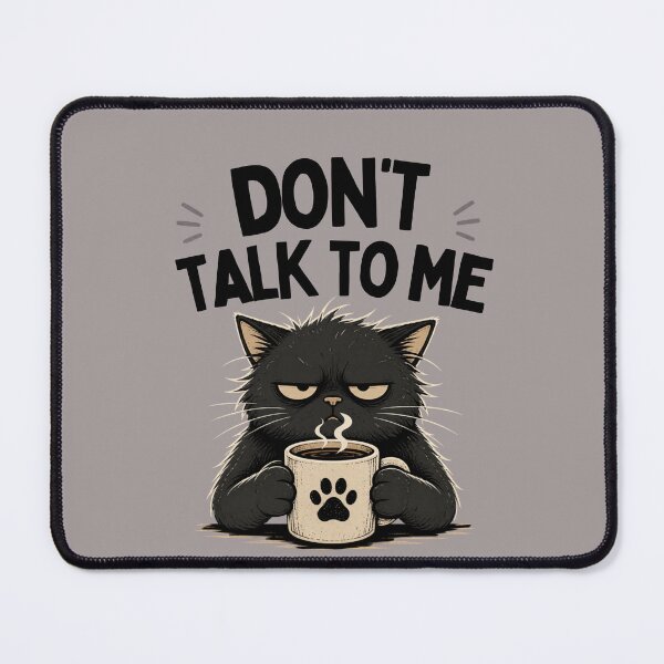 Item preview, Dont Talk To Me Coffee Cat Design designed and sold by AdicretorDesign.