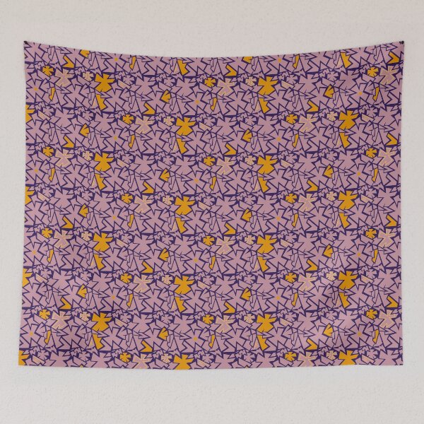 Item preview, Crackle Pop Electric - Purple and Gold designed and sold by MelnDesign.