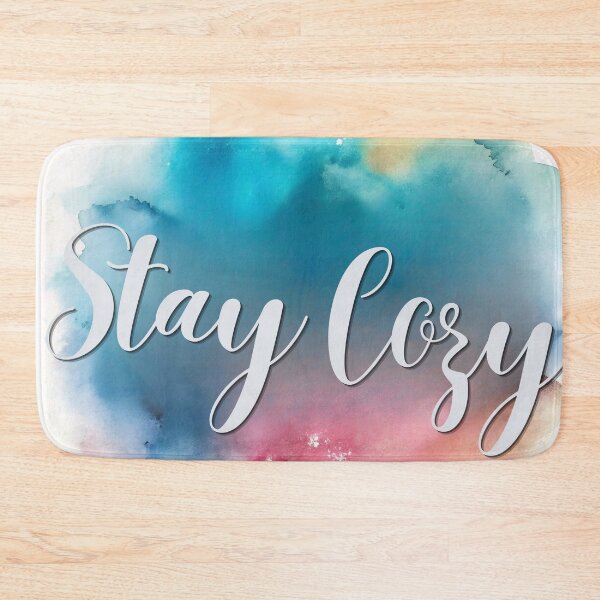 Item preview, Stay Cozy | Soft Watercolor Typography Aesthetic Design designed and sold by Angellacelin.