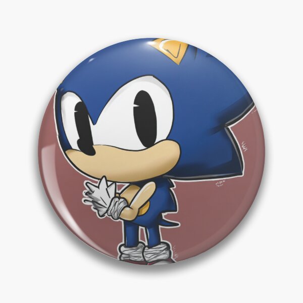 Item preview, Chibi Sonic the Hedgehog – Cute Blue Speedster Fan Art designed and sold by MyChibiArts.