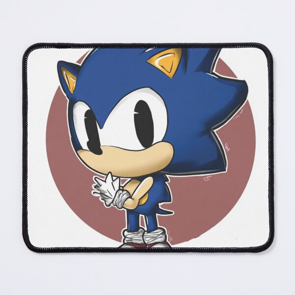 Item preview, Chibi Sonic the Hedgehog – Cute Blue Speedster Fan Art designed and sold by MyChibiArts.
