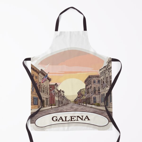 Item preview, Galena Illinois Vintage Downtown Travel Poster Sticker designed and sold by Modefissi.