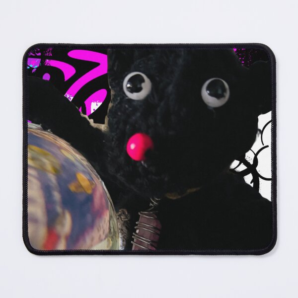 Item preview, Luna the Shadow Cat – Mystic Arcana Familiar, Cute Dark Aesthetic Black Cat Art designed and sold by TheMysticNook.