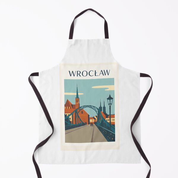 Item preview, Wroclaw Poland: Romantic Tumski Bridge Retro Travel designed and sold by Beyond Destinations.