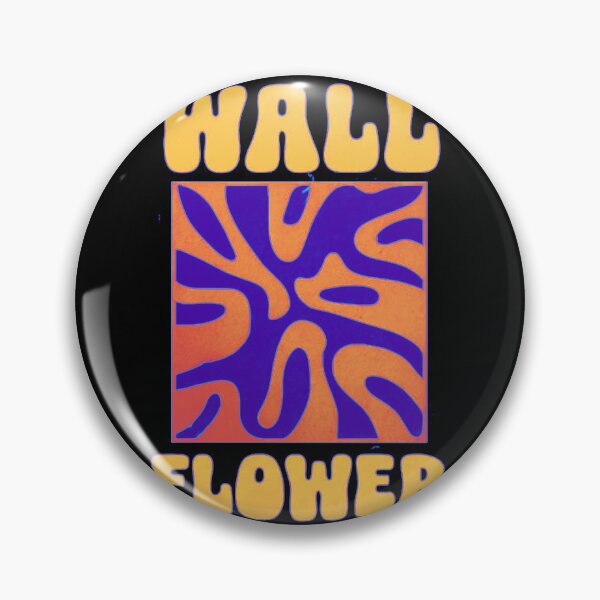 Item preview, Wall flower - blue and orange designed and sold by Stefrait-7.