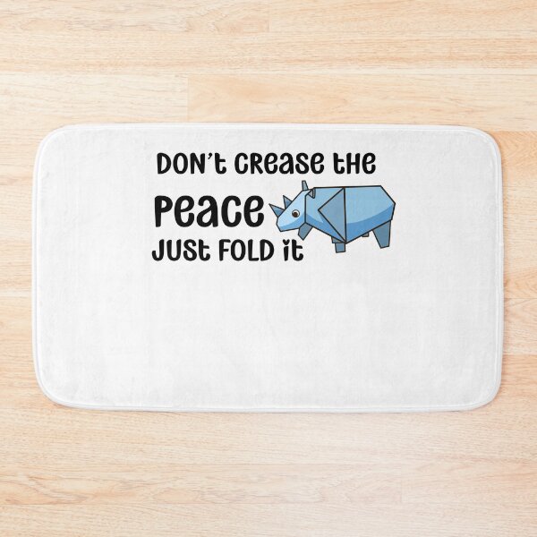 Item preview, Don't Crease the Peace- Just Fold It | Origami designed and sold by chicdeboutique.