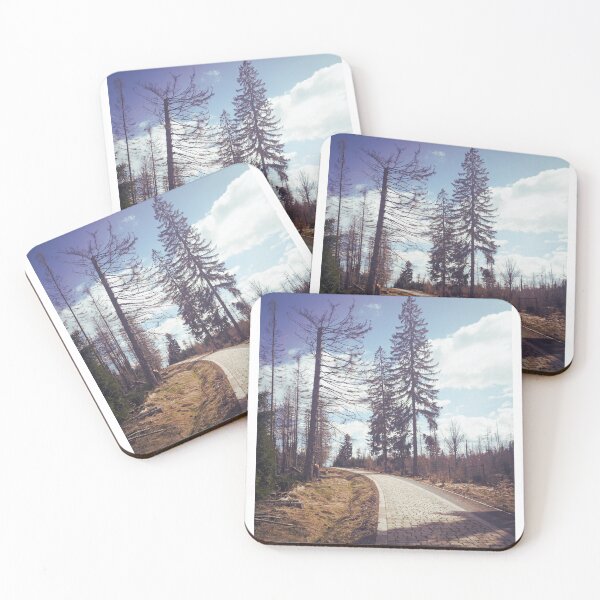 Item preview, Cobblestone Path Through The Forest Landscape designed and sold by Kapsula2023.