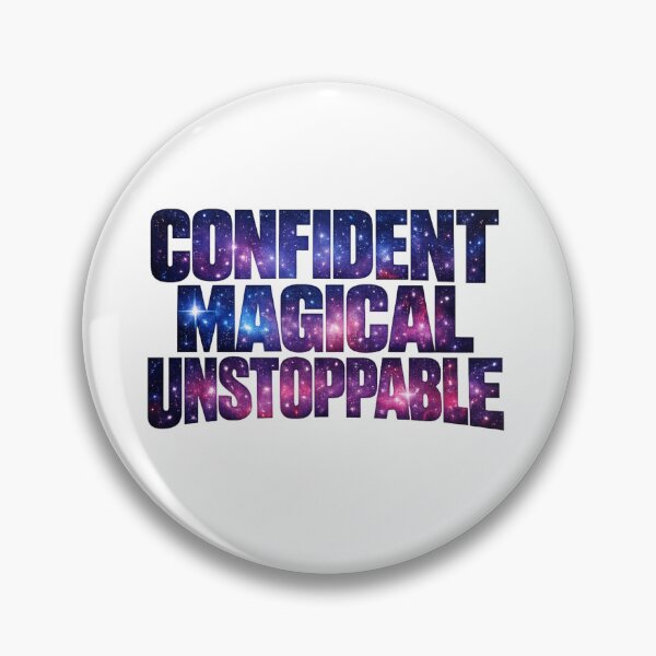 Item preview,  Confident Magical Unstoppable – Empowered Energy Affirmation Aesthetic designed and sold by ArtsyExplorer.