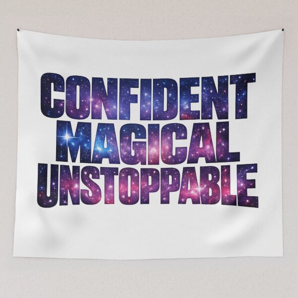 Item preview,  Confident Magical Unstoppable – Empowered Energy Affirmation Aesthetic designed and sold by ArtsyExplorer.