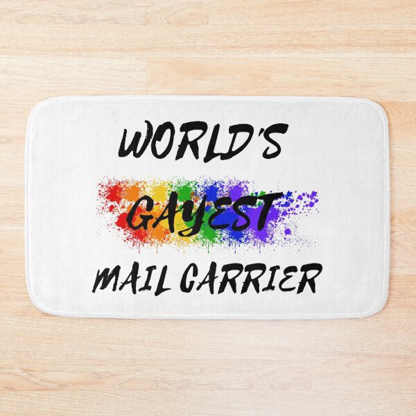 Item preview, World's Gayest Mail Carrier designed and sold by LuckyKermit.