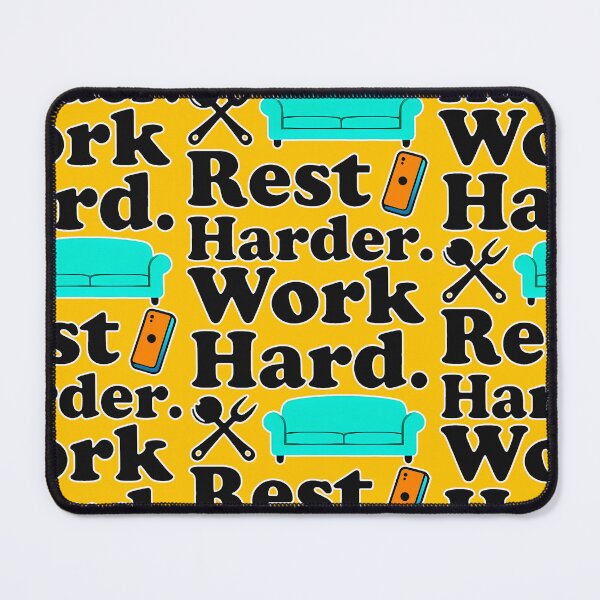 Item preview, Work Hard Rest Harder Funny Lifestyle Shirt – Relax Motivation Design designed and sold by Topoartispp.