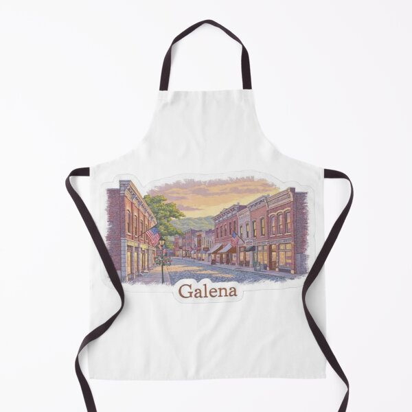 Item preview, Vintage Galena Downtown Historic Street Aesthetic Sticker designed and sold by Modefissi.