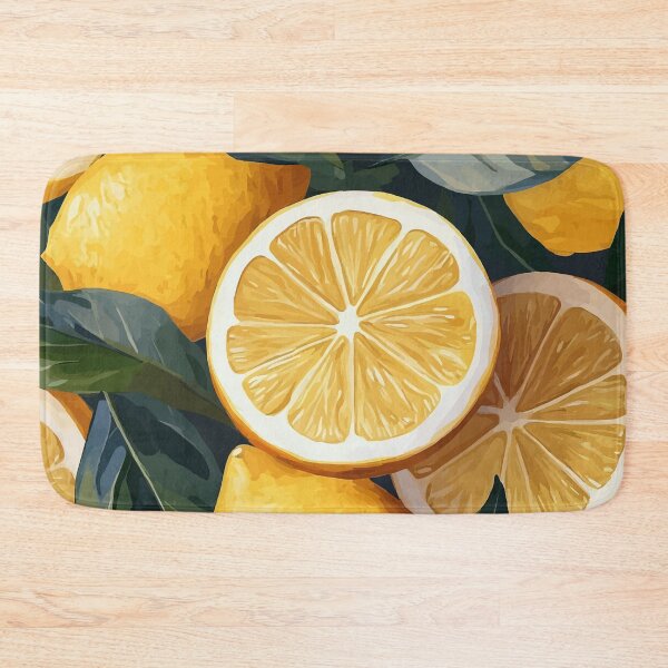 Item preview, Lemon Botanical Fruit Illustration Poster, HD designed and sold by cotoprints.
