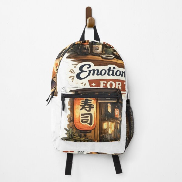 Item preview, Emotionally Booked For Tonight Retro Sushi Bar Japanese Aesthetic designed and sold by StickyGuys.