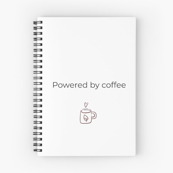 Item preview, Funny Coffee Lover T-shirt - Powered by coffee designed and sold by SimpleDesign111.