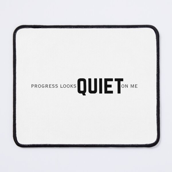Item preview, progress looks quiet on me introvert self growth quote aesthetic gift mindset tshirt mug designed and sold by THE JAVE STUDIOS.