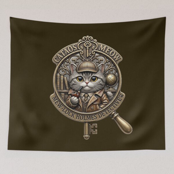 Item preview, The Master Detective Golden Medallion designed and sold by CataosMeow.