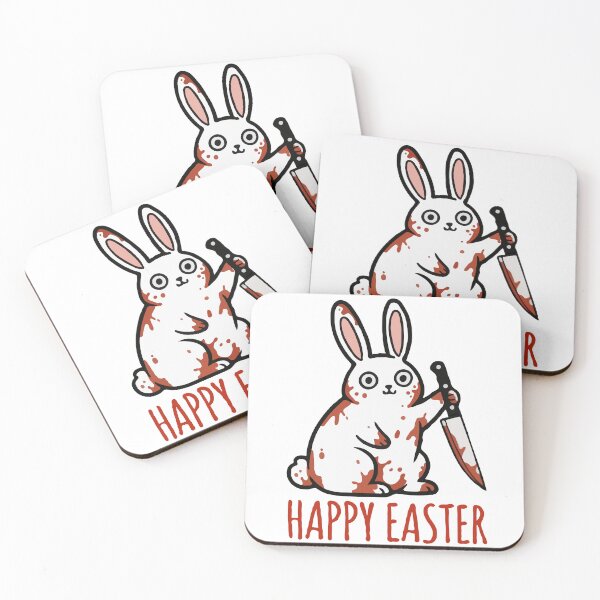 Item preview, Bloody Bunny Happy Easter designed and sold by Gkinoki.