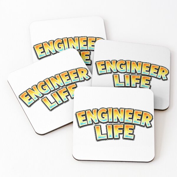 Item preview, ENGINEER LIFE – hand drawn childlike typography designed and sold by Mac Sketches.